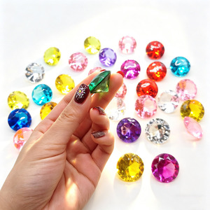 Diamantes acrílicos simulados para joyería DIY, colgantes de gemas con temática de dibujos animados para niños, gemas de parque de atracciones para caza del tesoro y arqueología - Product Image 4