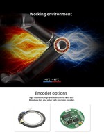 Motor BLDC sin marco CubeMars RI70 KV95, alto torque de 2.68 Nm, actuador de articulación de precisión para exoesqueleto humanoide y articulación de brazo robótico