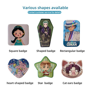 Thiết Kế Mới Huy Hiệu Phim Hoạt Hình Con Chó Bông Thêu Huy Hiệu Sinh Viên Ba Lô Dễ Thương Mặt Dây Chuyền <span class=keywords><strong>Pin</strong></span> Thêu Kim Loại Nút <span class=keywords><strong>Pin</strong></span> - Product Image 4