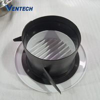 Ventech VDV-A3 – Diffuseur de retour d'air circulaire moderne en plastique pour plafond, pour système de ventilation CVC