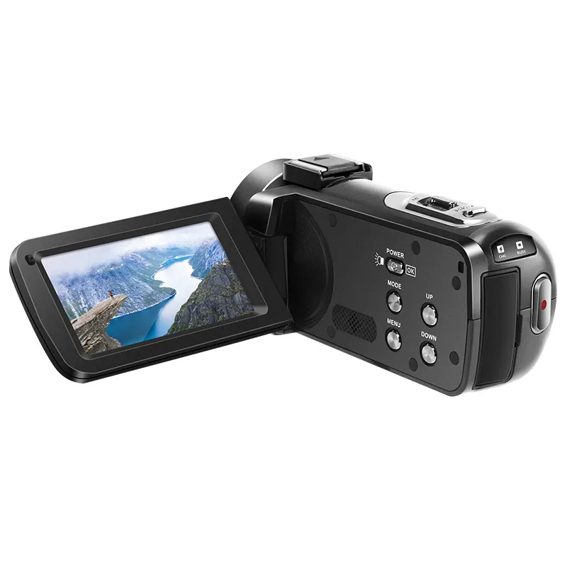 Digital Vlogging Camcorder 48MP Stream Camera for YouTube Live Streaming 16X Digital Zoom digital photo camera 4K Video Camera
