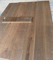 Plancher intérieur en bois dur conçu par marque sciée de couleur de noyer de plancher en bois dur européen blanc pour l'espace intérieur