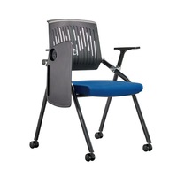 Chaise de bureau multifonctionnelle en maille au design moderne, pliable, pour la maison, le bureau, les étudiants, les salles de conférence et les écoles