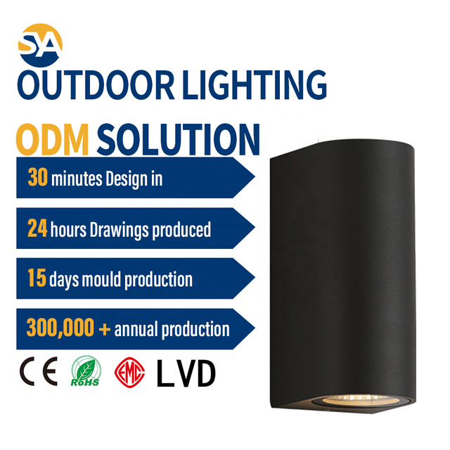 SYA-1103 Professional Customized Wall Luminaire Modern Decoration IP65 Bracket Lamps  Led Wall Lamps
