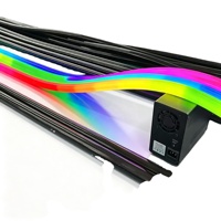 Tube lumineux à LED RGB 360 pixels, batterie intégrée, IP67, sans fil, DMX, pour DJ, mariage, hôtel, événement, scène, projecteurs, CRI 90 élevé, dimmable