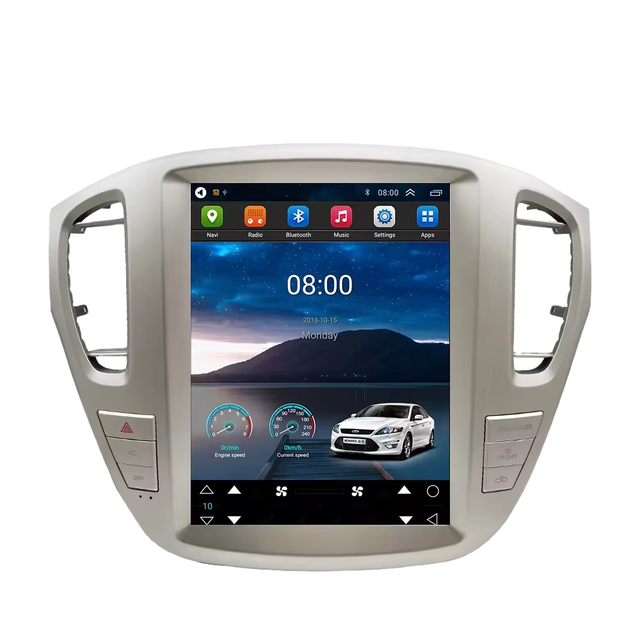 Maisimei Android 10.0 9.7 Inch Vertical HD Touchscreen Car Stereo Radio GPS 2012-2015 Ford Focus Dashboard Head Unit
