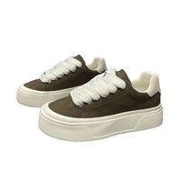 Nouvelle collection de baskets décontractées pour hommes, style urbain, à semelle épaisse, à lacets, confortables, élégantes et polyvalentes, rehaussantes