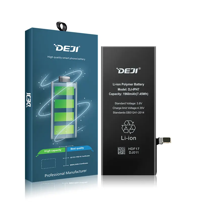 DEJI Original 100% mobile phone Battery For iPhone 5S 6 6S 7 8 plus Se 2020 X Xr XS Max 11 12 13 pro max