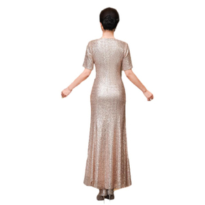 Elegante <span class=keywords><strong>Abito</strong></span> Traspirante <span class=keywords><strong>da</strong></span> Madre della <span class=keywords><strong>Sposa</strong></span> 2025 Lunghezza <span class=keywords><strong>Midi</strong></span> per Ricevimento di Nozze - Product Image 5