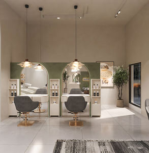 Desain Tata Letak <span class=keywords><strong>Salon</strong></span> Rambut Lengkap, Renovasi Interior, Perlengkapan Komersial, Solusi Dekorasi <span class=keywords><strong>Salon</strong></span> Modern Satu Atap - Product Image 5