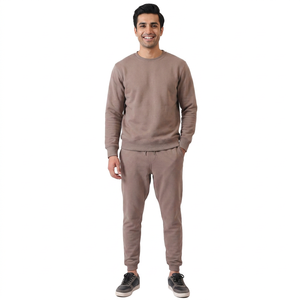 Conjuntos Deportivos Unisex Personalizados al por Mayor, Transpirables, Lavado Ácido, 100% Algodón, Cómodos, Estilo Casual - Product Image 1