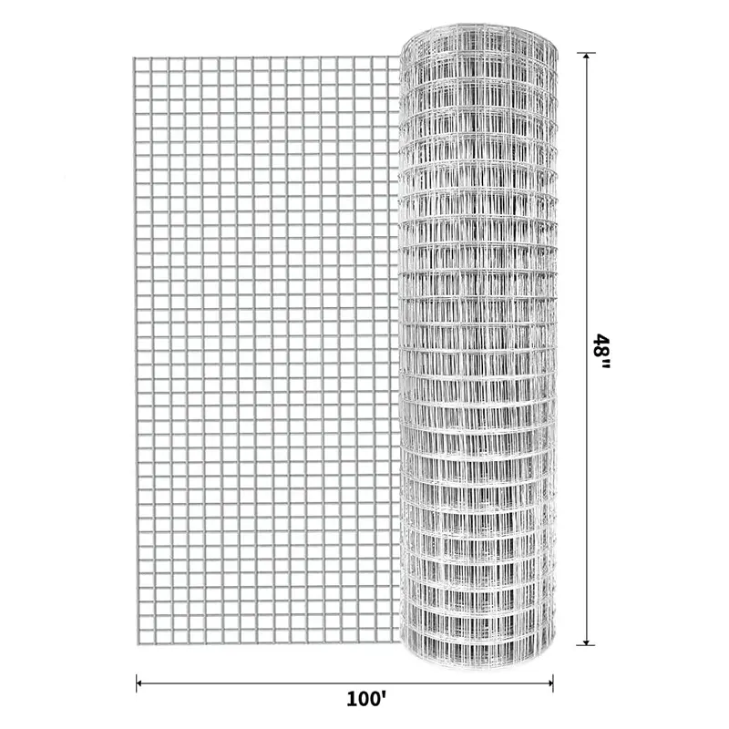 Fence Garden Netting Fencing Green 1/2 inch *1/2 inch galvanized welded wire mesh for construction