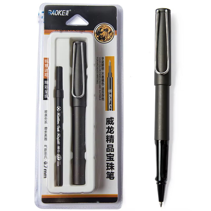 Famous Brand Flat Ballpoint Pen With Refill Business