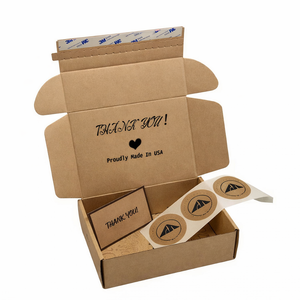 Emballage compact pour poudre de beauté pour marques en ligne, boîte à ouverture facile en carton ondulé E, logo personnalisé - Product Image 2