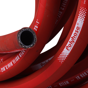 Tubes en plastique de tuyau tressé en PVC rouge produit - Product Image 3