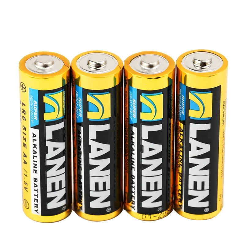 Cuanen Penjualan Laris Oem Zinc Mangan UKURAN AA LR6 AM3 1.5V Baterai Kering Alkaline untuk Baterai Jarak Jauh