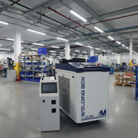 Soldadora Láser de Fibra Portátil Multifunción de 1500w 2000w 3000w, Máquina de Soldadura Láser para Metal