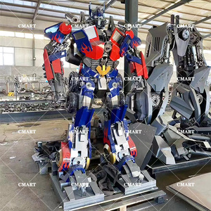 Statue géante en métal de 6 pieds pour l'extérieur, <span class=keywords><strong>sculpture</strong></span> réaliste grandeur nature de <span class=keywords><strong>robot</strong></span> cosplay Bum-Blebee, grande <span class=keywords><strong>sculpture</strong></span> Optimus Prime Transformer - Product Image 3