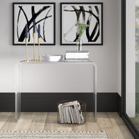 Table Console en acrylique de 33 pouces, nouvelle collection, cadre trempé, Style OEM, pour le salon