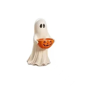 2026 Platos de Resina de Alta Calidad con Diseño de Calabaza Fantasma para Halloween, Adorno de Escritorio, Venta al por Mayor - Product Image 6