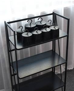 Простой Легкий Складной промышленный угловой деревянный современный книжный шкаф книжная полка - Product Image 3