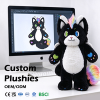 Mascotte en peluche personnalisée, jouet doux et mignon, animal en peluche, fabricant OEM, créez votre propre marque, poupée personnalisable, faible MOQ, vente en gros