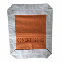 Sac à ciment vide imperméable 25kg 50kg AD STAR à fond carré en PP tissé avec impression en héliogravure