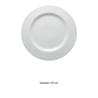Assiette plate étrusque 31 cm Saturnia