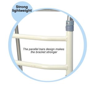 <span class=keywords><strong>Andador</strong></span> plegable de aluminio <span class=keywords><strong>para</strong></span> <span class=keywords><strong>adultos</strong></span>, <span class=keywords><strong>andador</strong></span> médico de dos huecos <span class=keywords><strong>para</strong></span> discapacitados con rueda - Product Image 5