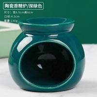 Brûleur d'encens en céramique écologique et durable, diffuseur d'arômes, chauffe-parfum, diffuseur d'aromathérapie, support pour cire fondue et bougies chauffe-plat – Vente chaude
