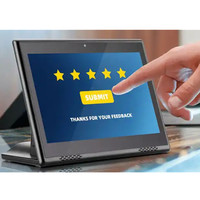 Vente chaude L-Shape Desk Stand Design Tablet 8 ''10.1'' 13.3 ''Android Ethernet Rj45 Port Poe Nfc Desk Tablet Pc