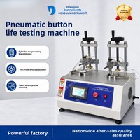 Machine d'essai de durée de vie des boutons pneumatiques à écran tactile, testeur de durabilité aux chocs entièrement automatique de haute précision