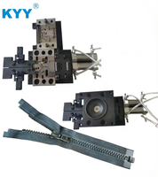 Machine de moulage par injection KYY Auto Hydraulic Top Stop&Pin Box 30g, Prix de la machine à fermetures éclair en plastique à extrémité ouverte, Machine de fabrication de fermetures éclair