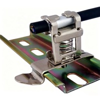 Pince de câblage électromagnétique KLBU3-8RL pour rail DIN TS35, fixation de câble en acier pour gestion des câbles et protection EMC