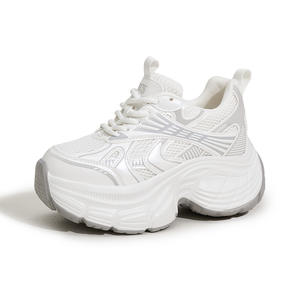 <span class=keywords><strong>Zapatillas</strong></span> deportivas casuales <span class=keywords><strong>de</strong></span> plataforma con suela gruesa y aumento interno <span class=keywords><strong>de</strong></span> 8 cm para mujer, estilo Daddy Shoes, nueva moda <span class=keywords><strong>de</strong></span> verano-otoño 2026, cómodas y con plataforma tipo muffin. - Product Image 6