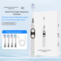 Nouvelle brosse à dents électrique intelligente sonique 2025, étanche IPX7, vibration scannable, 5 modes, compatible avec l'application pour adultes