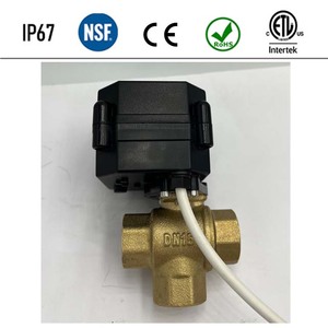 วาล์วบอลแบบมอเตอร์ Flomarvel Fh-s Fh-mo Ip67 สำหรับโรงงาน แบบ 3 ทาง พร้อมระบบควบคุมด้วยมือ Fh-mo แรงบิด 2.5 นิวตันเมตร แบบตั้งตรง ขนาด Dn15 Dn20 วัสดุทองเหลือง แรงดันไฟฟ้า 12v 24v 11 - Product Image 2