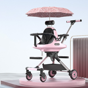 Xe đẩy em bé đôi, gấp gọn, nhẹ, di động, cao cấp, dành cho trẻ sơ sinh - Product Image 5