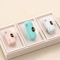 Chargeur portable mini capsule 5000 mAh avec câble Type-C, sortie 10W pour téléphone mobile