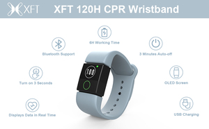 สายรัดข้อมือ CPR รุ่น XFT-120H วัสดุพลาสติก ABS ได้รับการรับรองมาตรฐาน CE/ISO13485 สำหรับการฝึกอบรมการดูแลฉุกเฉิน การบีบอัดที่แม่นยำ - Product Image 4