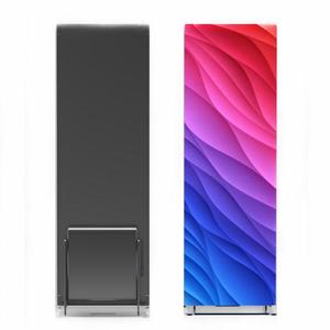 Aluminum Floor-Standing LED Display <b>Screen</b> 640*1920mm Stretch Bar Graphic Advertising Panel Indoor Retail Use - Product Image 2