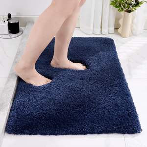 Tapis de bain ultra doux de haute qualité, 1 pièce, épais, antidérapant, confortable, avec propriétés anti-décoloration - Product Image 1
