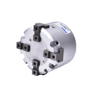 Doigts de mandrin pneumatique à quatre mâchoires de type SMC MHS4-16D-20D-25D-32D-40D-50D-63D-100D pour cylindres - Product Image 1