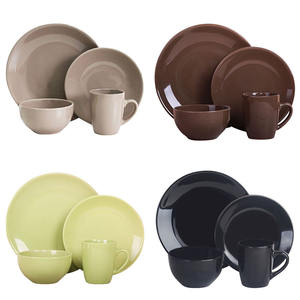 Juego de vajilla de cerámica mexicana, vajilla occidental, 16 piezas - Product Image 4