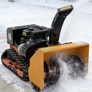 Soplador de Nieve a Gasolina Silencioso y Eficiente con Control Remoto, Imprescindible para las Industrias de la Construcción y el Hogar, con Cuchilla Plana Simple - Product Image 4