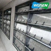 Nouveau poulailler et ferme avicole Entrée d'air murale non alimentée