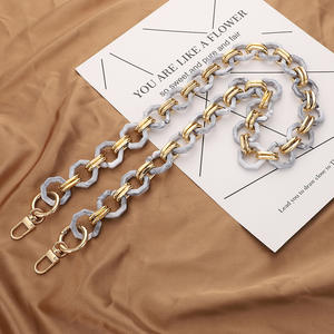 سلسلة أكريليك عصرية مع وصلات مشبك ذهبي لتزيين المحفظة بنفسك وإكسسوارات بديلة أنيقة - Product Image 6