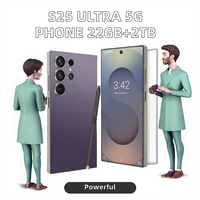 Smartphone S25 Ultra 5G de haute qualité, 22 Go + 1 To, écran OLED Super-V HD de 6,9 pouces (1440*3040), Android 15, téléphone portable CDMA LTE