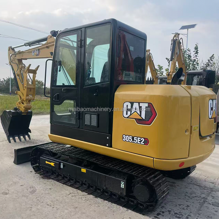 Used Construction Engineering Cat305.5E2 Crawler Excavator Small Cat ...