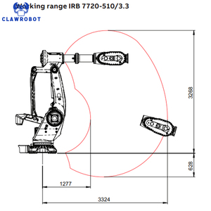 CLAWROBOT ABB 6-Axis 510kg Assembly Robot Handling Robot Foundry Robot for <b>Palletizing</b>, EV Battery Handling,Parts Assembly - Product Image 2